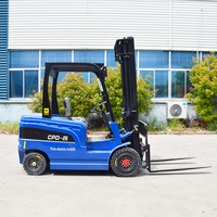 Forklift Listrik Baiyijie 2.5 Ton, Forklift Pertanian CPCD30 CPCD50, Baterai Lithium CPD30 CPD50, Truk Forklift Hidrolik