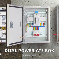 Boîtier de Commutation Automatique à Double Alimentation 4P 63A 380V Triphasé Quatre Fils Basse Tension ATS