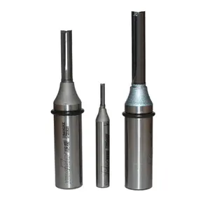 Tideway Industries Grade 1/4 1/2 inch Shank 2 Flutes TCT Straight End Mill Woodworking Router Bit