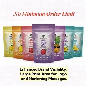 Sachets Doypack personnalisés imprimés 3,5g en Mylar, anti-odeur, à fond plat, en aluminium, pour l'emballage de bonbons et de gommes - Product Image 3