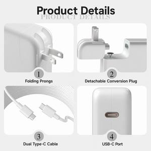 Chargeur pour MacBook compatible avec les adaptateurs secteur <span class=keywords><strong>Apple</strong></span> 29W / 30W / 61W / 87W / <span class=keywords><strong>96W</strong></span>, charge rapide - Product Image 5