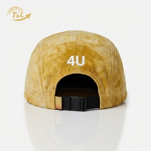 Casquette de baseball snapback unisexe personnalisée, couleur unie, à large bord, réglable, 100% coton denim, broderie 3D, style hip-hop - Product Image 2