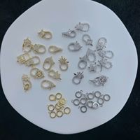 Populaire Fermoir Mousqueton Géant Plaqué Or 18K pour Bijoux DIY (Colliers, Bracelets) Vente en Gros