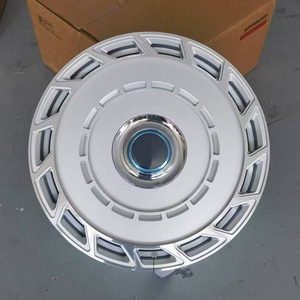 Rines de Aleación de Aluminio Forjado de Lujo y Alto Rendimiento 5x120 de 21-23 Pulgadas 9-12J ET 35/40mm 98mm PCD Diseño de Malla Acabado Plateado 5 - Product Image 2