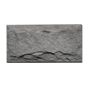 Light stone rock wall, steep cultural stone background wall, interior and exterior wall decoration, pu mountain rock