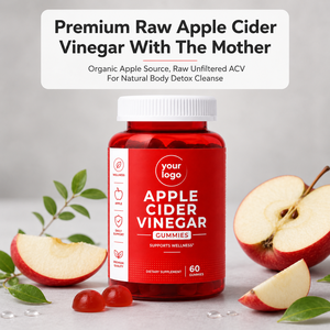 Gomitas de Vinagre de Sidra de Manzana de Alta Calidad, Fórmula Vegana Orgánica para el Cuidado Diario del Bienestar Digestivo, 60 Unidades - Product Image 1