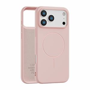 For Apple 17 Air shockproof TPU phone case, matte magnetic for iPhone 15 solid color, 16 with fleece lining phone cover - Product Image 5