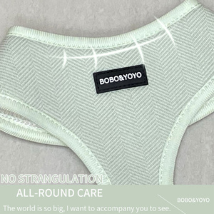 Bán Buôn Các Nhà Sản Xuất Sang Trọng Biểu Tượng Tùy Chỉnh Mùa Hè Cá Nhân Không Có Kéo Tweed Pet Dog Khai Thác Dây Xích Dẫn Vòng Cổ Thiết Lập Với Logo - Product Image 3