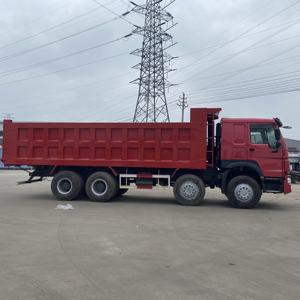 시노 트럭 12륜 좌핸들 31-40톤 중고 호워 디젤 웨이차이 유로 3 대형 트럭 덤프트럭 - Product Image 4