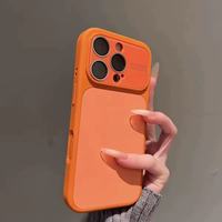 Coque de téléphone en TPU mat couleur unie 15 & 14 à thème animal, antichoc et protection d'appareil photo incluse, emballage en sac OPP