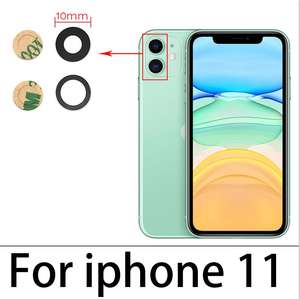 Lentille de caméra arrière en verre avec autocollant pour iPhone <span class=keywords><strong>6</strong></span> 6s Plus 7 7 Plus 8 8 Plus 11 Pro Max X XS XR XS Max pièces de réparation - Product Image 4