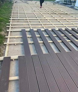 Panneau antidérapant en WPC à grain de bois personnalisé de 6 pieds pour la décoration de la villa, du jardin et des allées avec service de modélisation 3D - Product Image 6