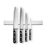 Suporte de faca magnético, suporte de aço inoxidável super forte para paredes de cozinha, 16 polegadas