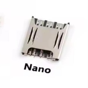 Nano Micro 6pin <span class=keywords><strong>8Pin</strong></span> thẻ Sim kết nối Push-push loại điện thoại di động Sim chủ thẻ ổ cắm cho ICS - Product Image 1