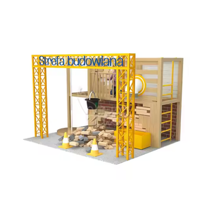 אתר בניית עץ סיטוני משחק תפקיד להעמיד פנים הבניין פנים הבניין ציוד עבור ילדים פעילויות גן משחקים - Product Image 4