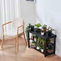 Banc à chaussures en bambou moderne multifonction à 3 niveaux, organisateur de rangement pour l'entrée, support pour la porte d'entrée, la chambre à coucher, le salon