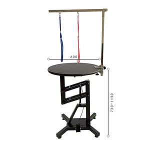 높이 조절 가능한 미끄럼 방지 풋 페달이 있는 공압식 애완동물 미용 테이블 (고양이와 강아지의 털 다듬기 및 건조용) - Product Image 2