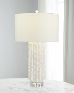 Modern Crystal Table Lamp with <b>Touch</b> Control Dual USB Ports White Fabric Shade for Bedroom Office PC Body <b>Bedside</b> <b>Light</b> - Product Image 4