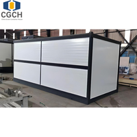 CGCH X-Foldable Container Shop Tiny Modular Prefab House Prefabricated Shipping Container Mini Modular Shop with Flexible Size