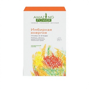 ชาสมุนไพรรัสเซียข้ามพรมแดนผสมขิงบรรจุซองในกล่อง - Product Image 1