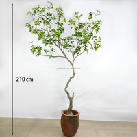 Grand arbre bonsaï à haute simulation arbre en palissandre japonais Andromède plante fenêtre aménagement paysager décoration intérieure arbre