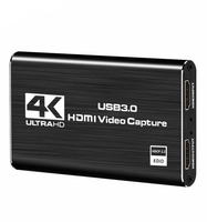 Carte de capture vidéo Caméra de diffusion en direct Boîte d'enregistrement Collecteur vidéo haute définition 4K
