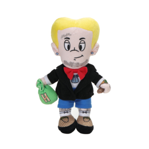 Muñeco de Peluche Personalizado Estilo Hombre Rico, Muñeco de Peluche con Logotipo Personalizado, Personaje Masculino, Muñecos Suaves, Muñeco de Peluche de Hombre con Cabello Amarillo - Product Image 1