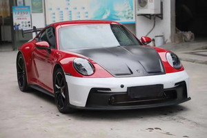 ชุดแต่งคาร์บอนไฟเบอร์สไตล์ 992 GT3 สำหรับกันชน ดิฟฟิวเซอร์ สปอยเลอร์ ฝากระโปรง สภาพใหม่ ติดตั้งง่ายด้วยกาวในตัว อัพเกรด - Product Image 4