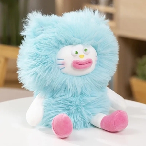 Set Dudu Monstruo Pequeño de Pelo Largo, Peluche Corto, Muñeco Grande Unisex Feo y Adorable, Figura <span class=keywords><strong>Extraña</strong></span>, Almohada para Dormir de Fibra de Poliéster - Product Image 2