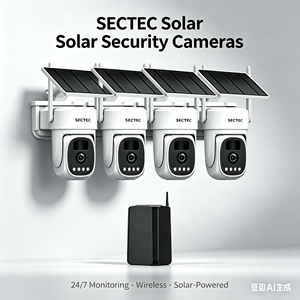 Caméra de sécurité extérieure sans fil WiFi HaLow 3MP avec projecteur PTZ, vision nocturne CMOS, détection humaine PIR <span class=keywords><strong>Cloud</strong></span> et audio bidirectionnel - Product Image 2