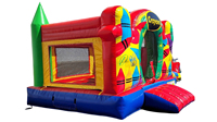 Château Gonflable Commercial Coloré pour Location de Fêtes - Château de Rebond, Trampoline, Structure Gonflable