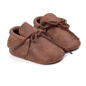 Nuevos zapatos de suela dura de cuero PU suave para bebés, mocasines con flecos para bebés de 0 a 24 meses - Product Image 3