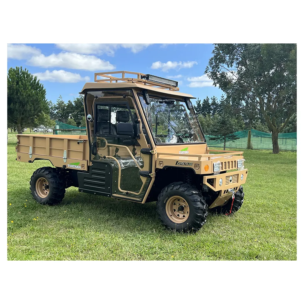 2022 Model Agriculture Quad Adult Four Wheel 4wd Atv Electric With Enclosed Cabin