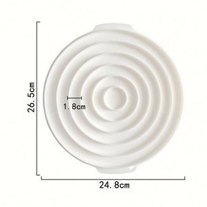 Custom Logo Round Shape Diy Tool for Kitchen Baking Cheese Silicone Mold Decoration <b>Cake</b> Base <b>Pan</b> OEM\ODM - Product Image 2