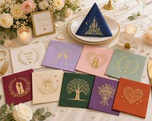 Serviettes de cocktail de qualité supérieure, personnalisées pour animaux de compagnie, serviettes 3 plis pour mariage - Product Image 1