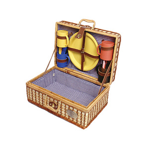 1 of the <strong>10</strong> Best Picnic <strong>Baskets</strong> of 2022 Picnic <strong>Basket</strong> Set Multifunction <strong>Storage</strong> <strong>Baskets</strong> Grey Fruit Food <strong>Storage</strong> Highly Welcomed - Product Image 6