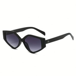 Gafas de Sol Retro Punk de Moda con Logotipo Personalizado, Lentes Irregulares con Protección UV400, Color Jelly, Estilo Ojo de Gato para Mujer - Product Image 4