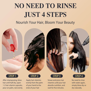 Serum perawatan rambut Label pribadi Anti keriting, bahan alami kapsul pelembab Vitamin kapsul penumbuh rambut - Product Image 3