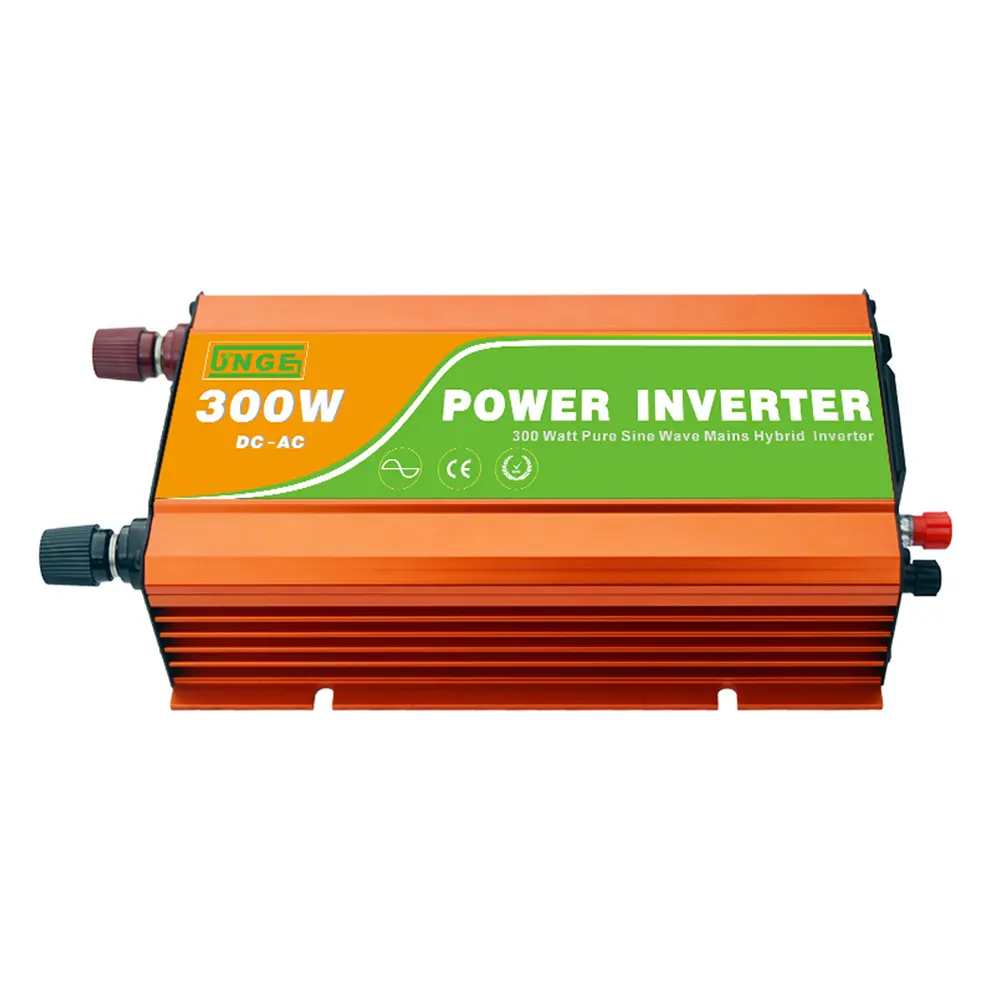 JNGEオフグリッドACメイン電源300W12V純粋な正弦波ソーラーインバーター