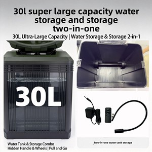 <span class=keywords><strong>Ventilador</strong></span> de Camping con Batería Integrada de Gran Capacidad, Control por Botones, Bajo Nivel de Ruido, Pulverización Oscilante, Nebulización, Funciones de Temporizador - Product Image 2