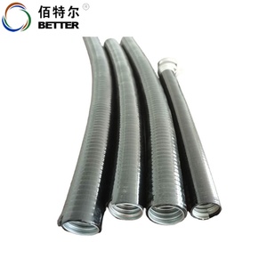 Tuyau de Conduite Résistant à Haute Pression DN15 Diamètre Intérieur 15,8 mm Lisse 50m Conduit Flexible en PVC + Acier Galvanisé Plat - Product Image 4