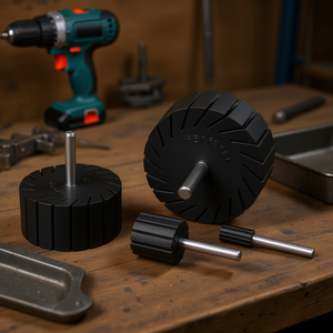 Supports de manchon Fervi pour outils électriques, ensemble de poignées en caoutchouc noir de 60 mm - Product Image 3
