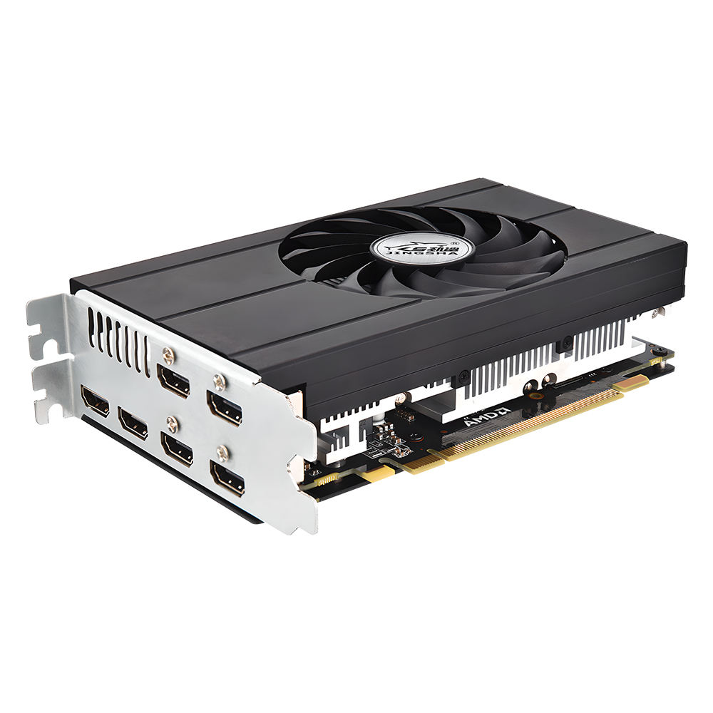 Jingsha AMD Graphic Cards RX580 8GB Pcs HD-MI Port GPU Support