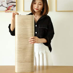 Décoration originale fournisseurs de papiers peints films décoratifs pour la maison papier peint intérieur grain de bois 3d - Product Image 2