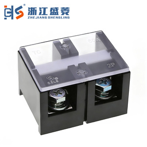 TC-602 CZLS carte de Distribution industrielle 100A 2P 600V Double rangée bloc à vis borne ressort connecteur de barre à courant élevé 24-12 - Product Image 2