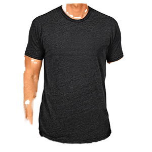 T-shirt décontracté pour homme printemps-été, col rond, couleur unie, pour entraînement musculaire, gym, basketball, course à pied, athlétique, en maille courte - Product Image 1