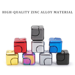 3-trong-1 cầu vồng Kim Loại ngón tay <span class=keywords><strong>Spinner</strong></span> Cube chống lo âu giải nén công cụ cho người lớn căng thẳng cứu trợ Fidget Gyro đồ chơi hoàn hảo - Product Image 4