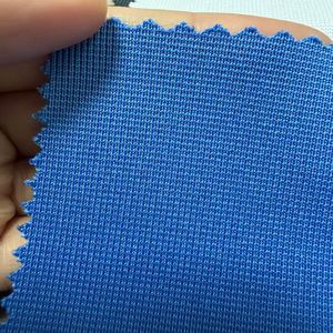 Tissu tricoté côtelé 1*1 Poly/<span class=keywords><strong>Sp</strong></span> Rib pour gilets, vestes, manteaux, robes et t-shirts pour femmes/hommes - Product Image 3