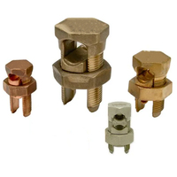 Abrazadera de perno dividido de cobre y latón, conector de aleación de cobre