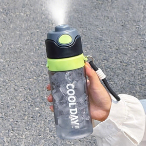Commercio all'ingrosso personalizzato Logo lettera di plastica colorato smerigliato di colore cambiando a prova di perdite tazza <span class=keywords><strong>con</strong></span> coperchio per la festa - Product Image 4
